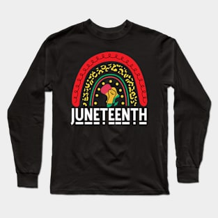 Juneteenth Tee Shirt June 19th 1865 Freedom Day Melanin Juneteenth Long Sleeve T-Shirt